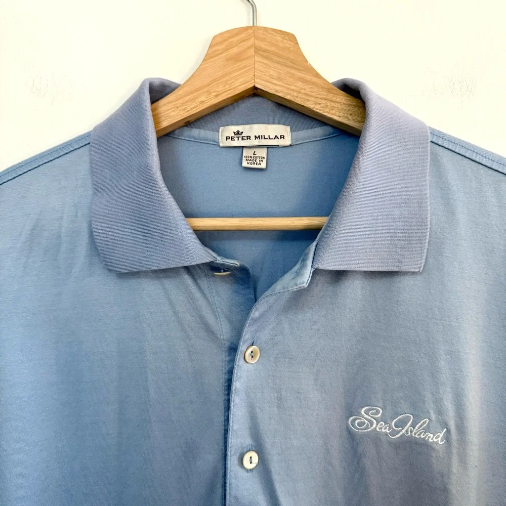 Peter Millar Made in Korea 100% Cotton Sea Island Resort Polo - Picture 2 of 4